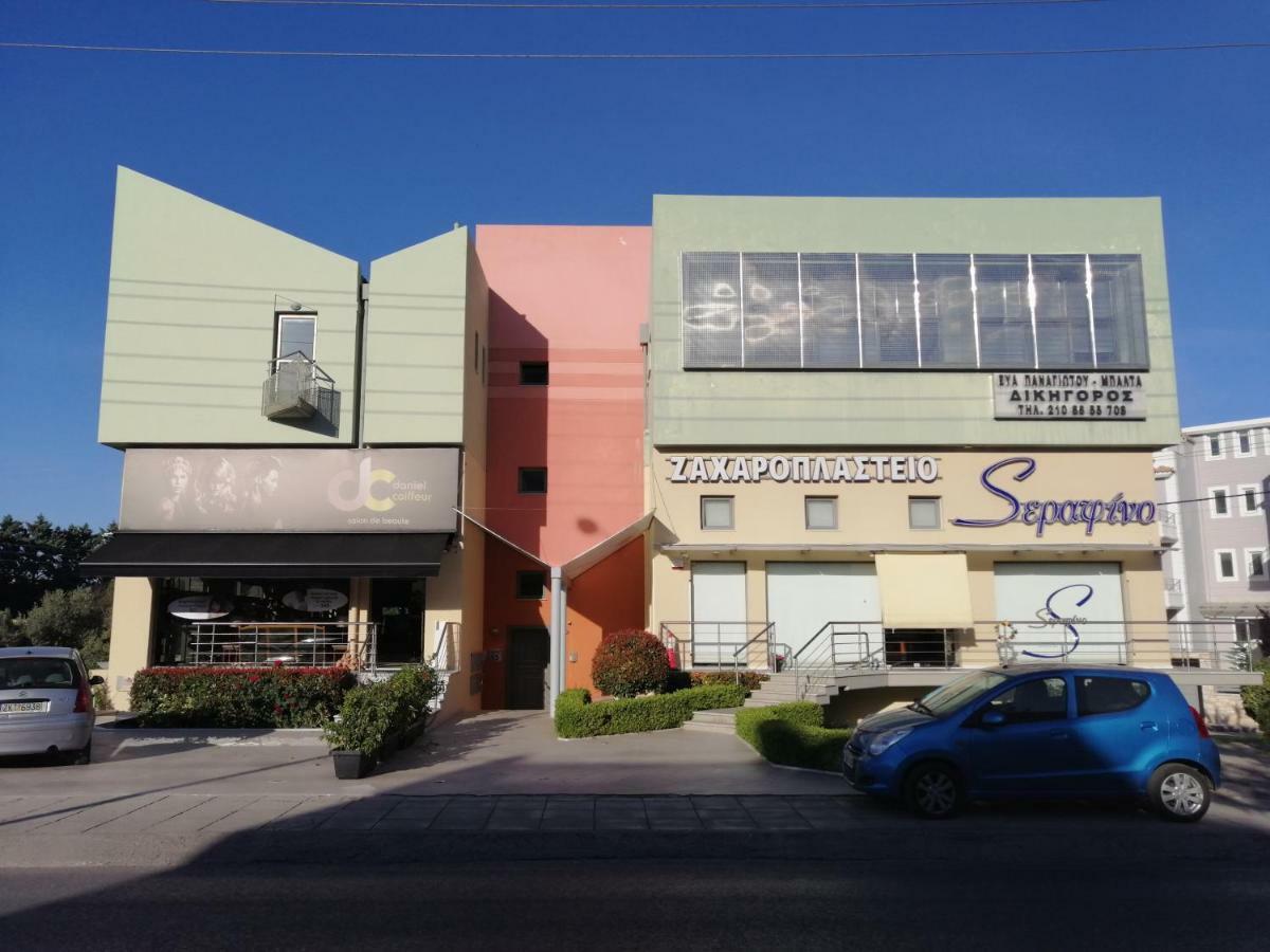 Spacious & Modern Studio Apartment Near The Airport Glyka Nera Exterior foto