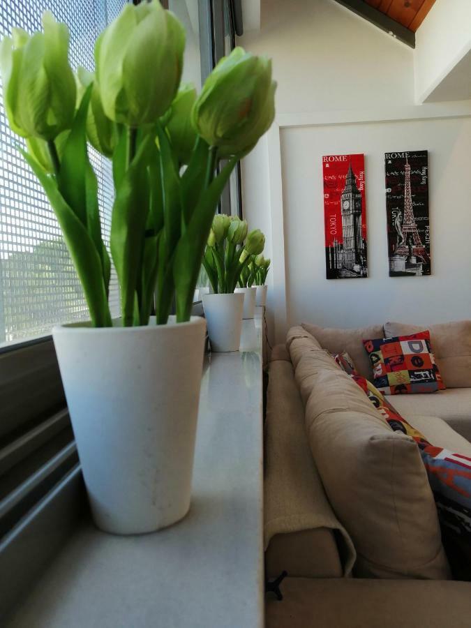 Spacious & Modern Studio Apartment Near The Airport Glyka Nera Exterior foto